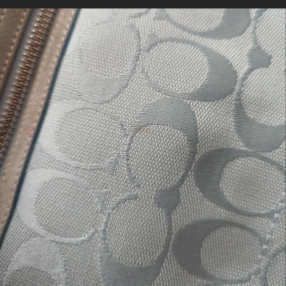 Coach Light Blue Signature Tote Bag - Picture 3 of 7